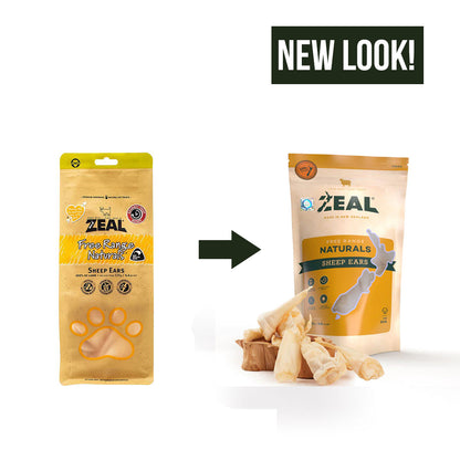 ZEAL Sheep Ears Natural Pet Treats 125g