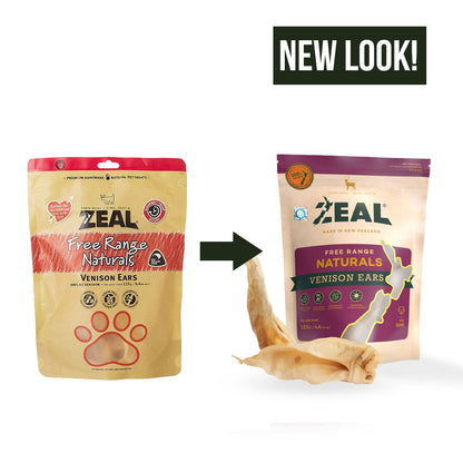 ZEAL Venison Ears Natural Pet Treats 125g