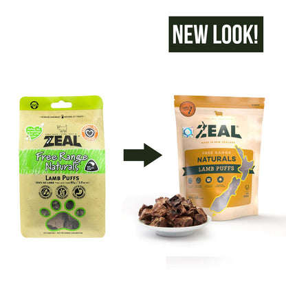 ZEAL Lamb Puffs Natural Pet Treats 85g