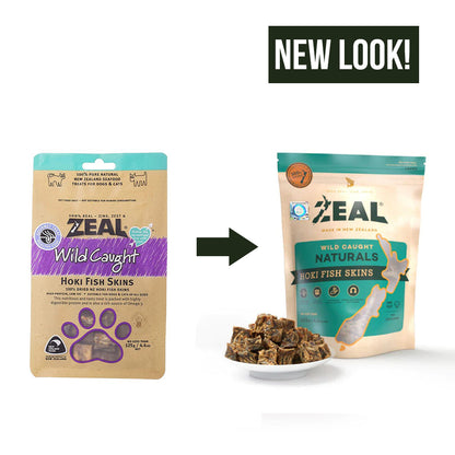 ZEAL Hoki Fish Skins Natural Pet Treats 125g