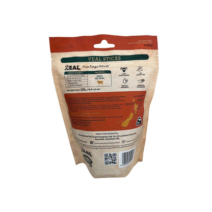 ZEAL Veal Sticks Air Dried Pet Treats 125g