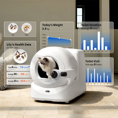 PETKIT Purobot Ultra AI-powered Cat Litter Box With Camera & Accessories