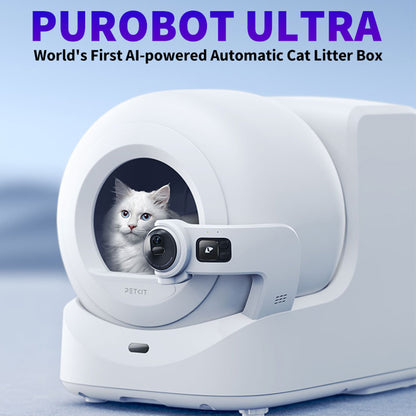 PETKIT Purobot Ultra AI-powered Cat Litter Box With Camera & Accessories