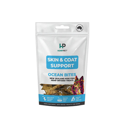 HEMP PET Dog New Zealand Hoki Fish Dry Dog Treats 70g