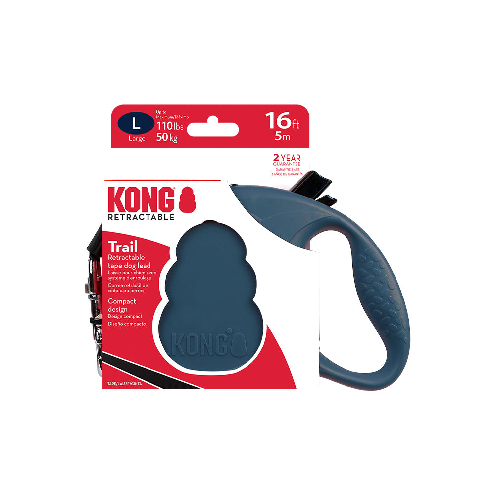 KONG Trail Blue Retractable Leashes