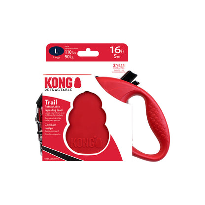 KONG Trail Red Retractable Leashes