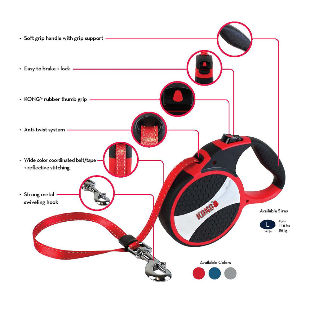 KONG Explore Large Retractable Leashes