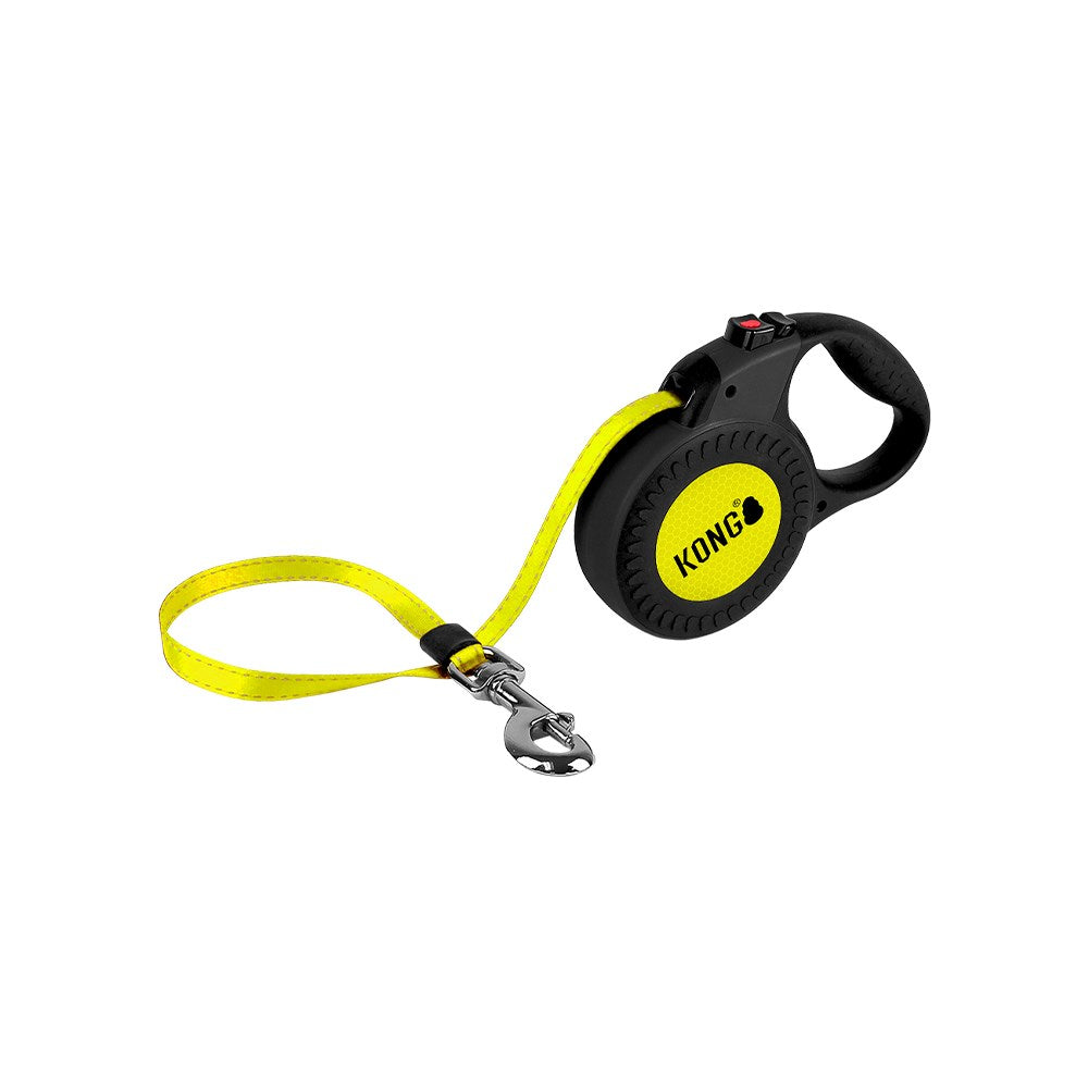 KONG Reflect Black Retractable Leashes