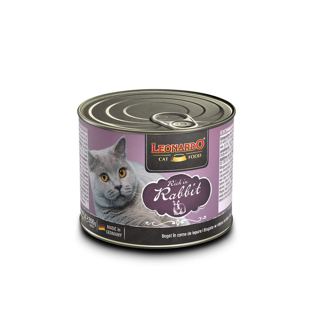 LEONARDO Quality Selection Rabbit Wet Cat Food