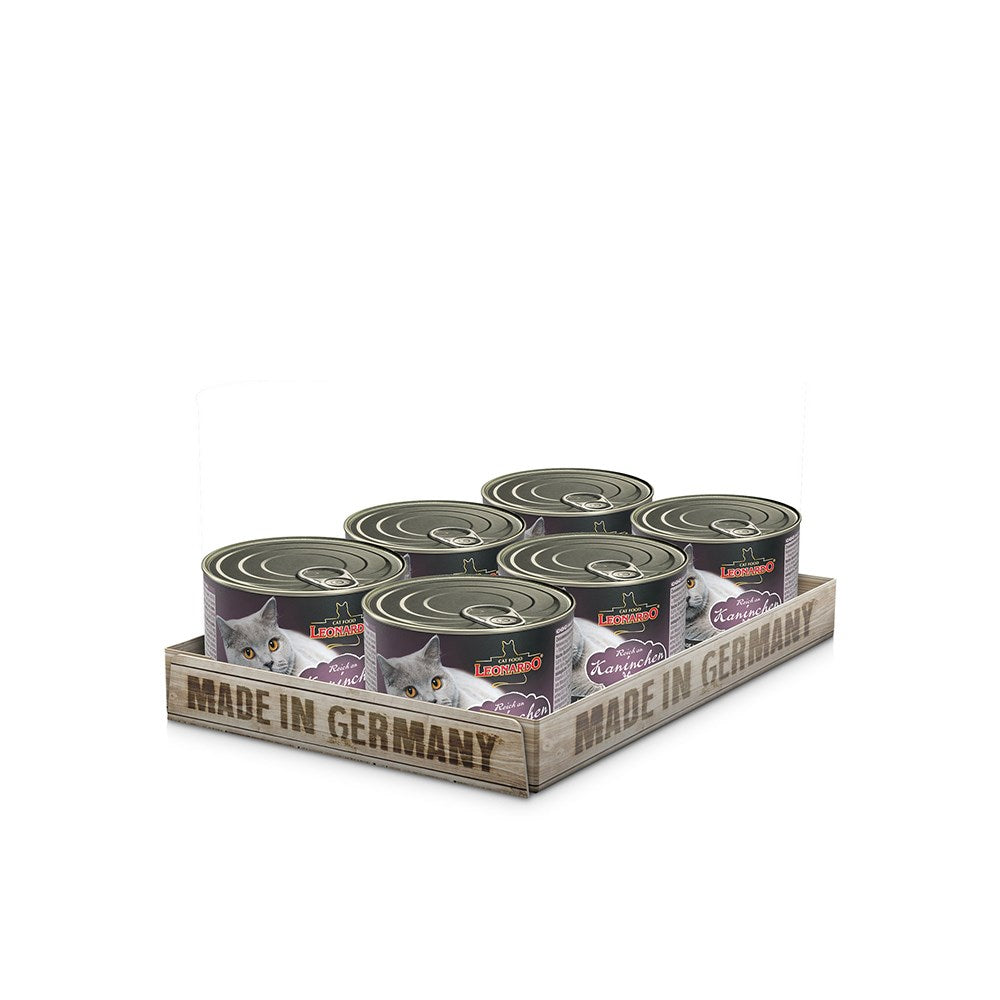 LEONARDO Quality Selection Rabbit Wet Cat Food