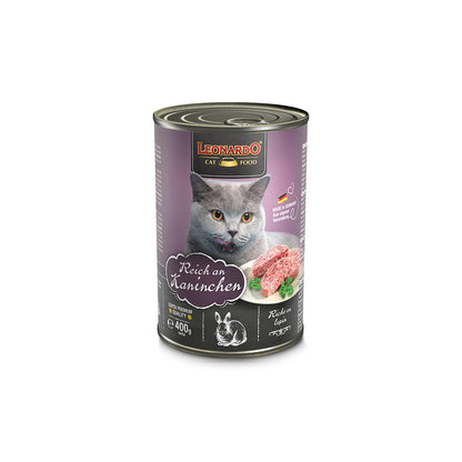 LEONARDO Quality Selection Rabbit Wet Cat Food