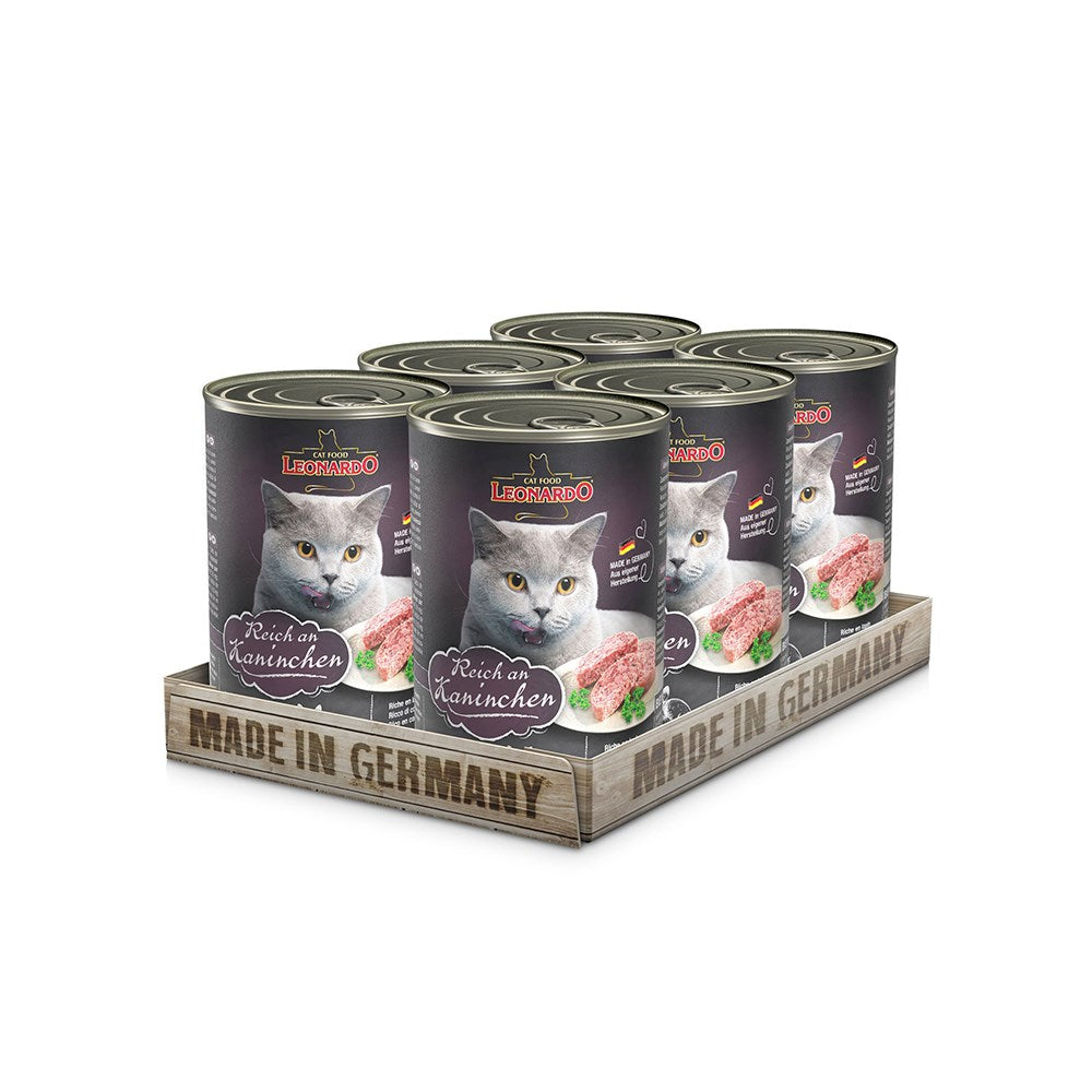 LEONARDO Quality Selection Rabbit Wet Cat Food