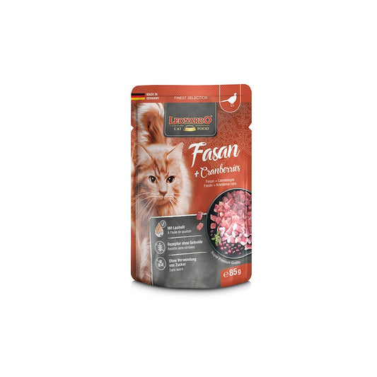 LEONARDO Finest  Selection Pheasant + Cranberries Wet Cat Food