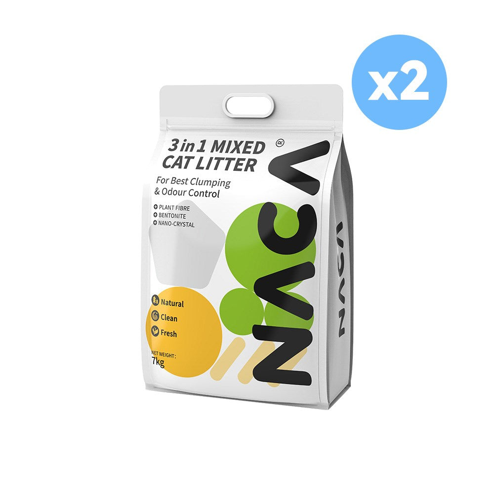 NACA Best Clumping & Odour Control 3 In 1 Mixed Cat Litter