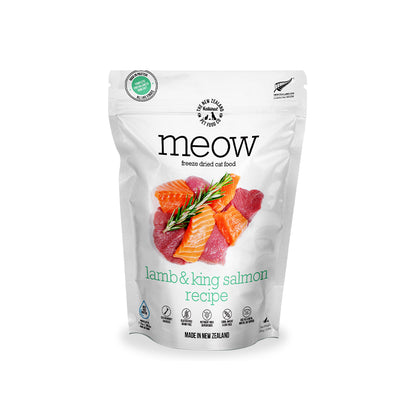 MEOW Lamb & Salmon Freeze Dried Cat Food 280g