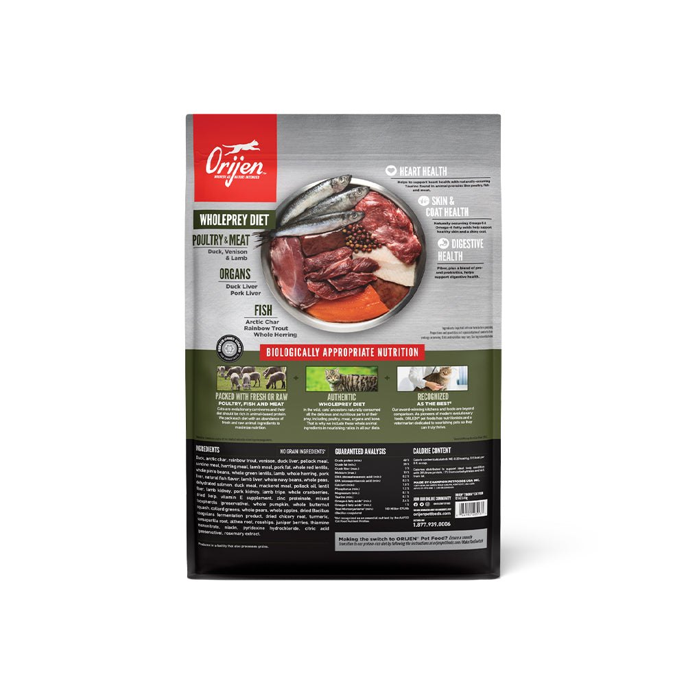ORIJEN Tundra Biologically Appropriate Dry Cat Food 1.8kg Petso
