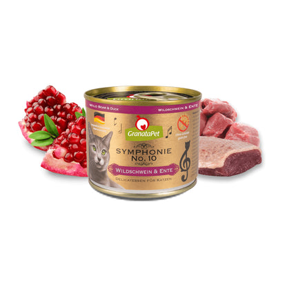 GRANATAPET Symphonie No. 10 Wild boar & Duck Cat Wet Food