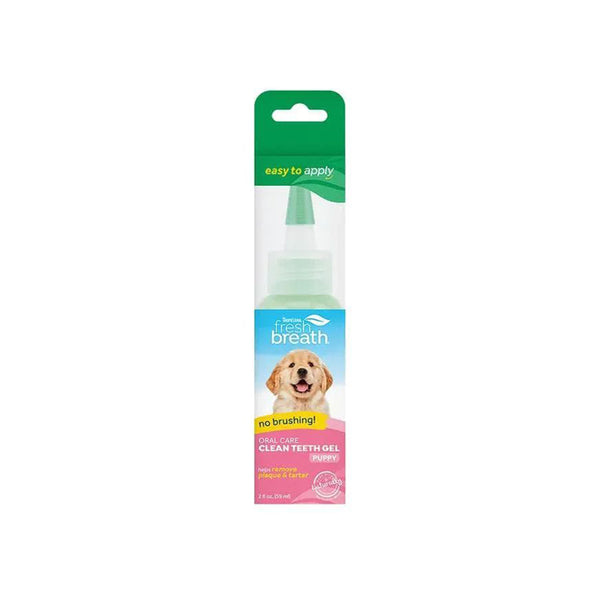 TROPICLEAN Puppy Fresh Breath Gel 59ml Dog Oral Care Petso Au