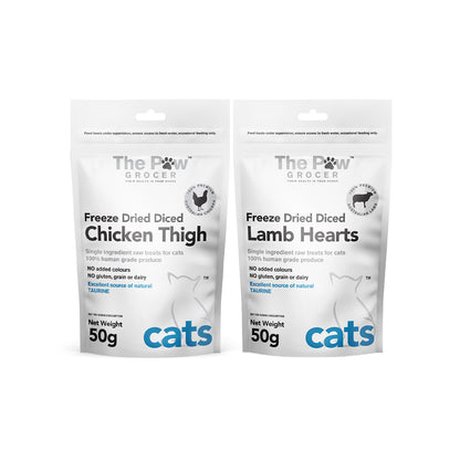 THE PAW GROCER Freeze Dried Cat Treats 50G