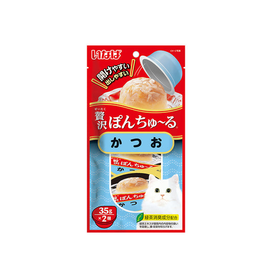 CIAO Pon Churu Tuna and Bonito Wet Cat Treats 2x35g