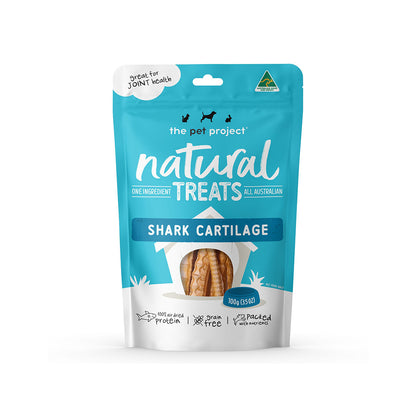 THE PET PROJECT Shark Cartilage Air Dried Dog Treats 100g