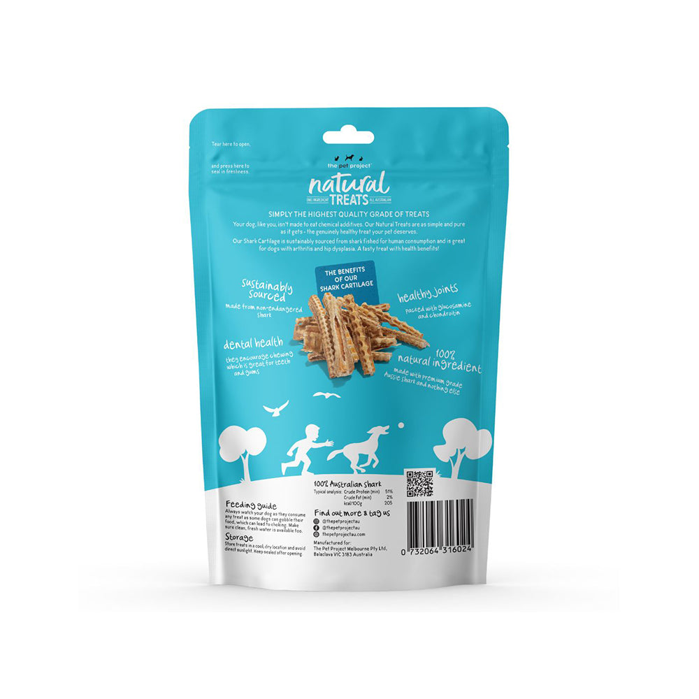 THE PET PROJECT Shark Cartilage Air Dried Dog Treats 100g