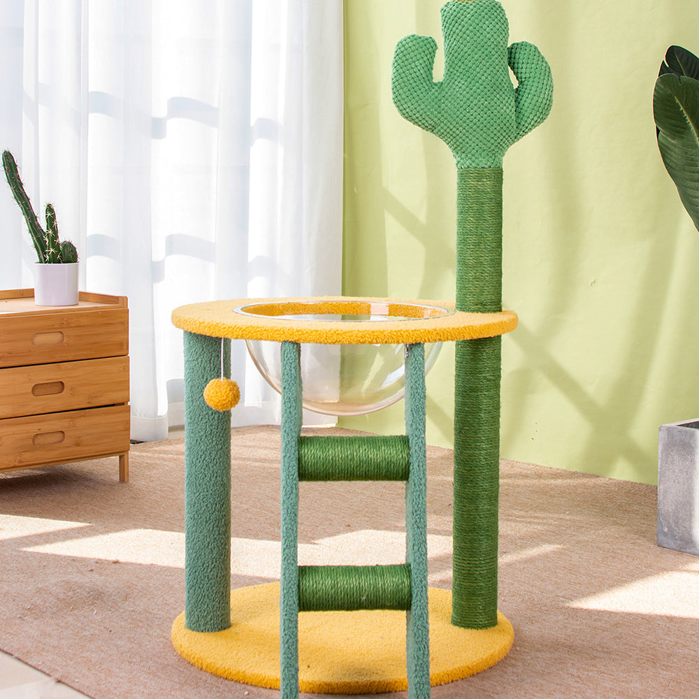 Cactus Cat tree With Space Capsule 96x50x50cm