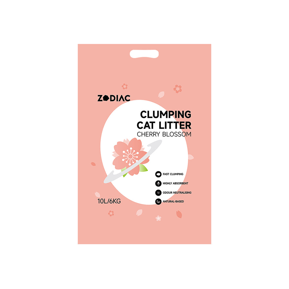 ZODIAC Cherry Blossom Clumping Cat Litter 6kg