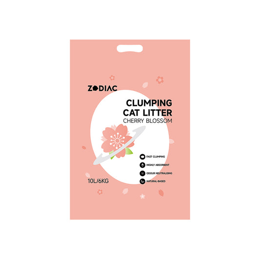 ZODIAC Cherry Blossom Clumping Cat Litter 6kg