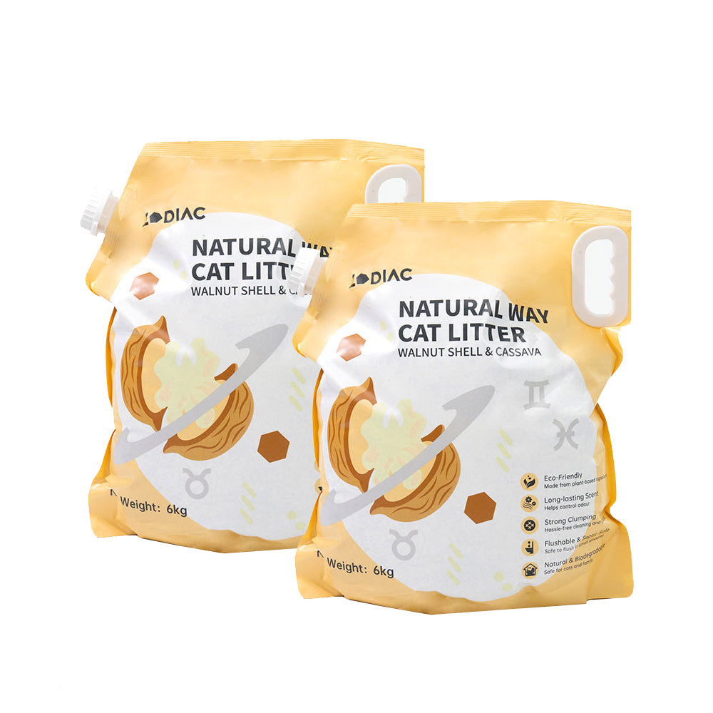 ZODIAC Natural Way Walnut Shell & Cassava Cat Litter