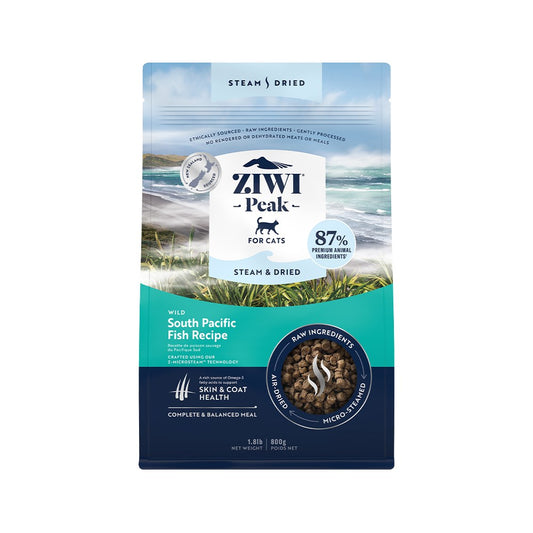 ZIWI PEAK Steam & Dried Wild South Pacific Fish Cat Food