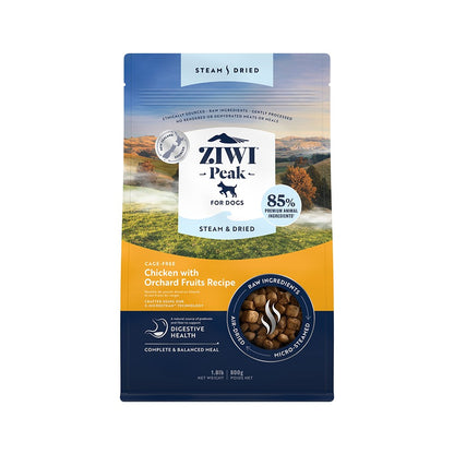 ZIWI PEAK Steam & Dried Cage-Free Chicken with Orchard Fruits Dog Food