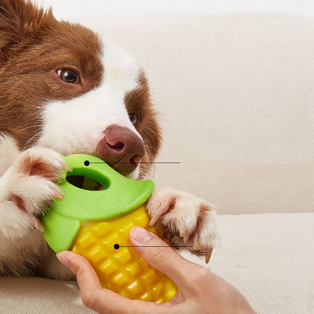 FOFOS Vegi-Bites Corn Squeaky Dog Toy - Small