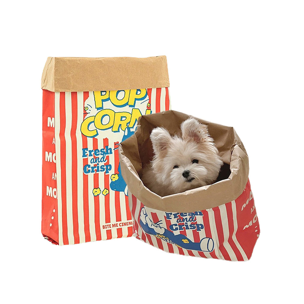 Popcorn Brown Paper Bag Pet Toy