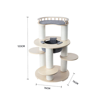 HONEYPOTCAT Harmony Wood Cat Tower