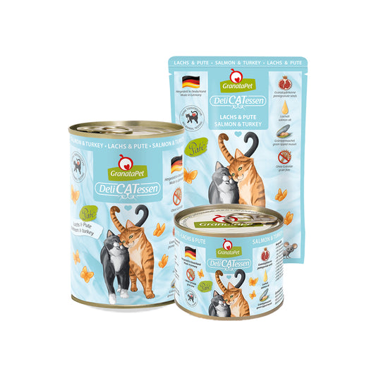 GRANATAPET Delicatessen Salmon & Turkey Cat Wet Food