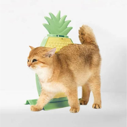 FOFOS Playtime Pineapple Kitty Comber Cat Self Groomer