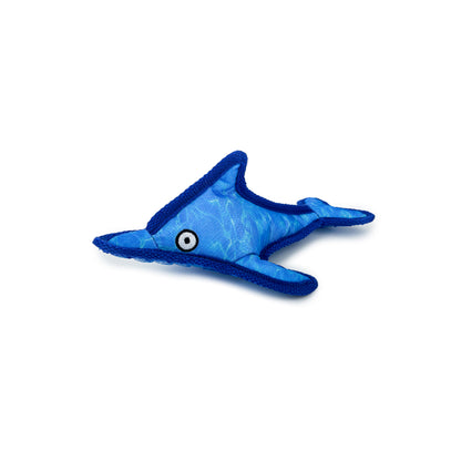 RUFF PLAY Plush Blue Shark Dog Toy