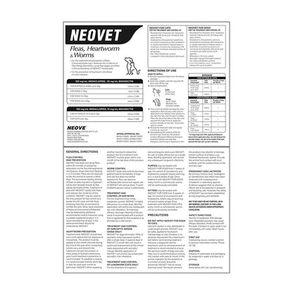 NEOVET Flea And Worming For Large Dogs 10-25kg Red