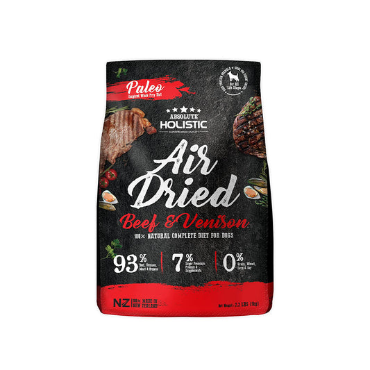 ABSOLUTE HOLISTIC Beef & Venison Air Dried Dog Food 1kg