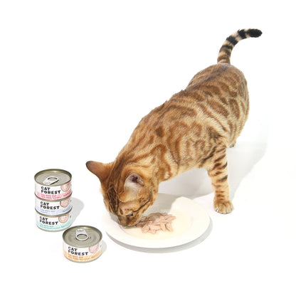 CAT FOREST Classic Tuna White Meat in Gravy Canned Cat Food