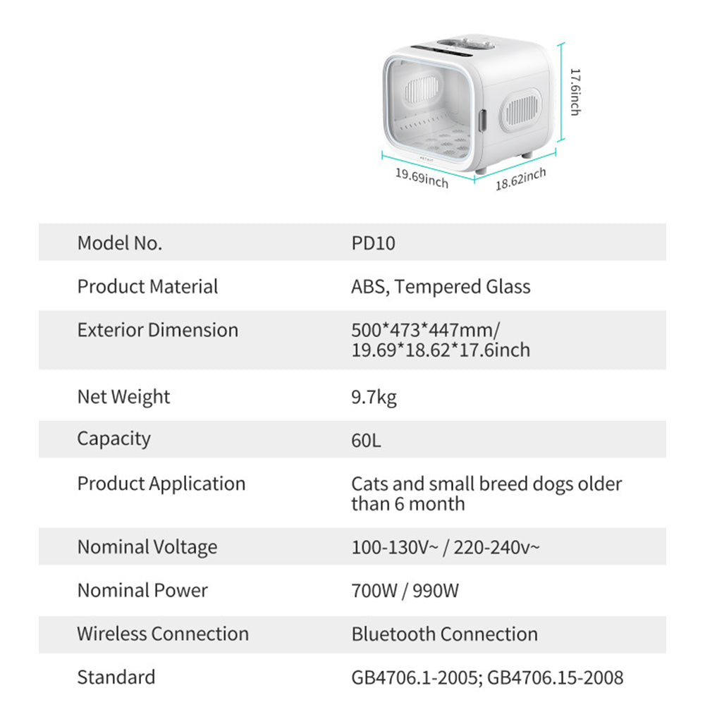 PETKIT AIRSALON Smart Pet Dryer Box