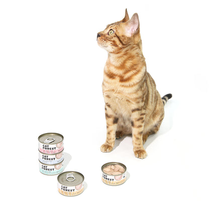 CAT FOREST Classic Tuna White Meat in Gravy Canned Cat Food