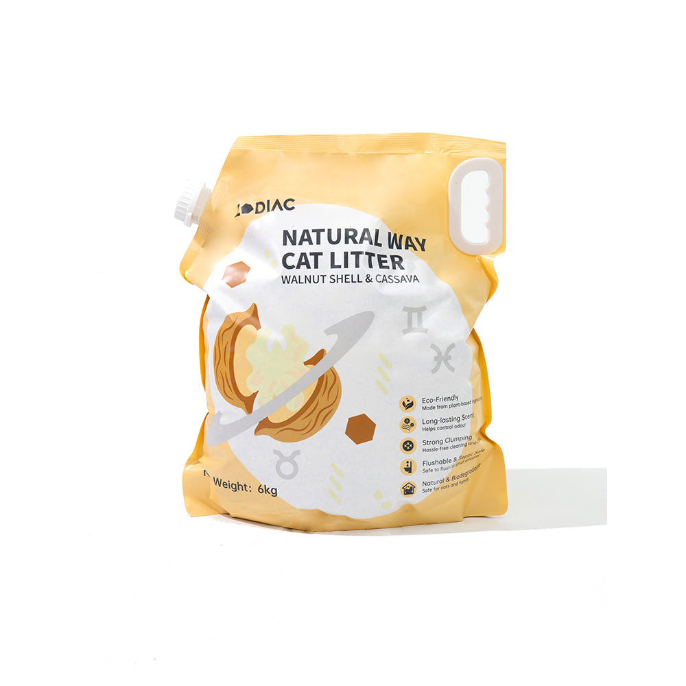 ZODIAC Natural Way Walnut Shell & Cassava Cat Litter