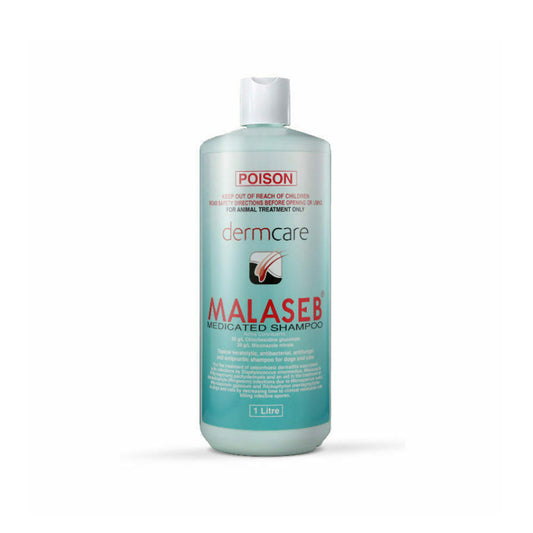 MALASEB Medicated Cat & Dog Grooming Shampoo 1L