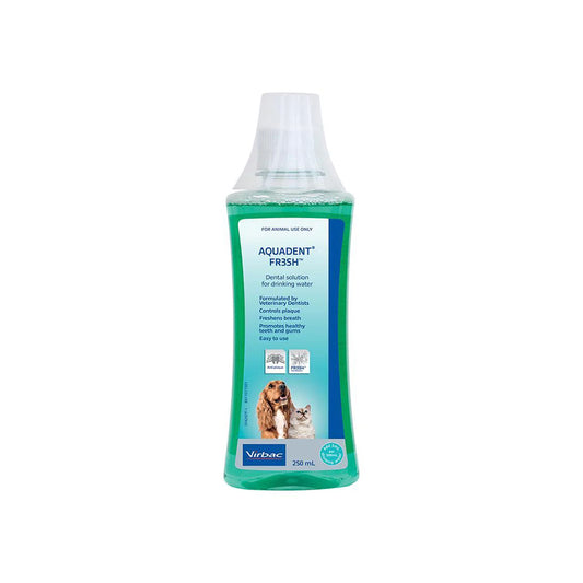 VIRBAC Aquadent Fresh Dental Health Water Additive For Dogs & Cats