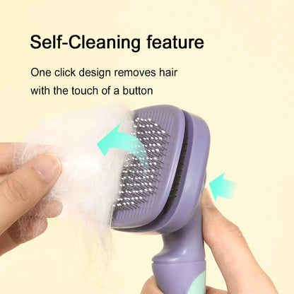 PAKEWAY Orange T10 Self-Cleaning Slicker Brush Max (Extra Large)