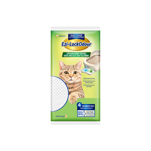 EZI-LOCKODOUR Cat System Absorbent Cat Litter Pads