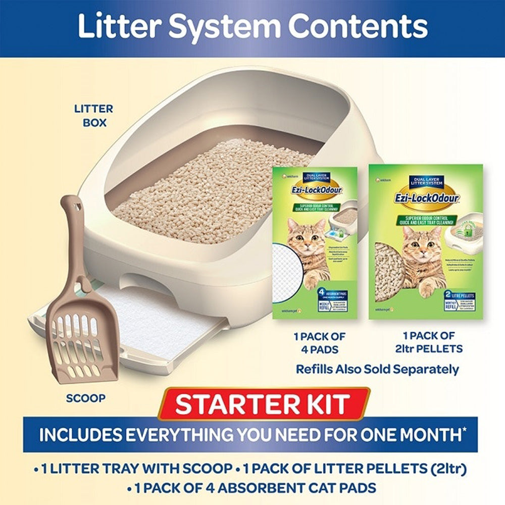 Double tray clearance cat litter box