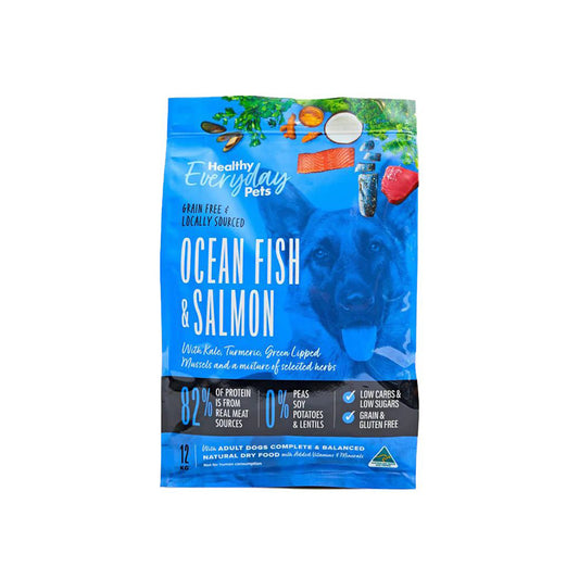 HEALTHY EVERYDAY PETS Ocean Fish & Salmon Dry Dog Food 12kg